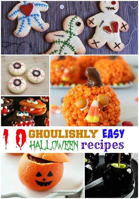 Swirls of orange and yellow candy melts meet crunchy graham crackers in this inspired halloween dessert. 10 Ghoulishly Great Easy Halloween Recipes for kids