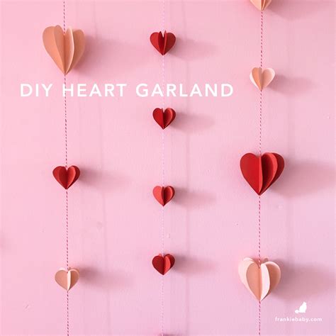Valentines Day Heart Garland Tutorial — Frankie Baby