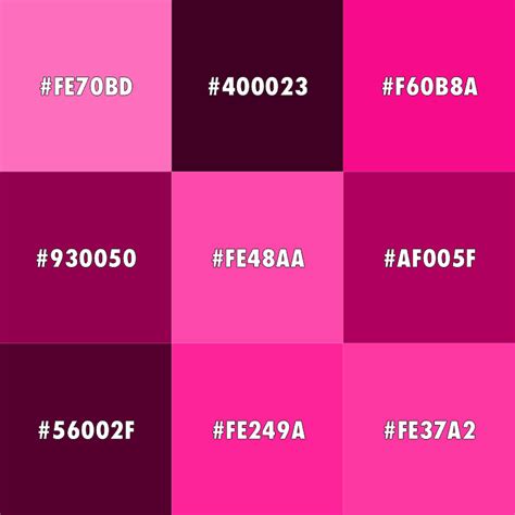 Find out what color corresponds to a code, and vice versa. Pink Color Meaning (Infographic) - The Color Pink ...