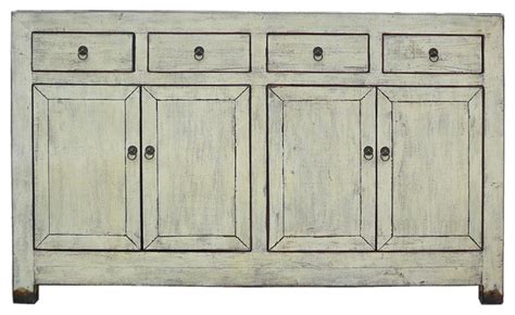 Rustic fan styles, including modern and traditional farmhouse fans, galvanized ceiling fans, industrial caged fans and distressed styles, celebrate the. Chinese Rustic Off White Sideboard Buffet Console Table ...