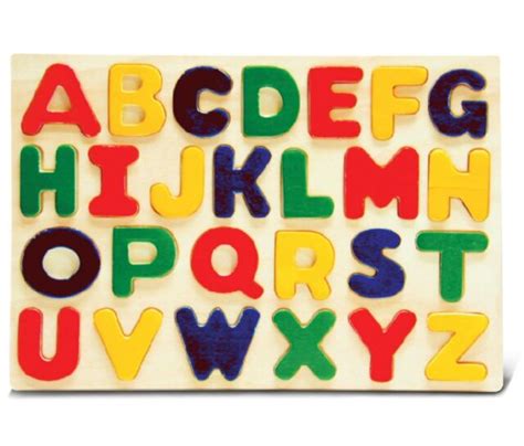 Puzzled Alphabet Raised Wooden Puzzle For Children B004mq4pk4 For Sale