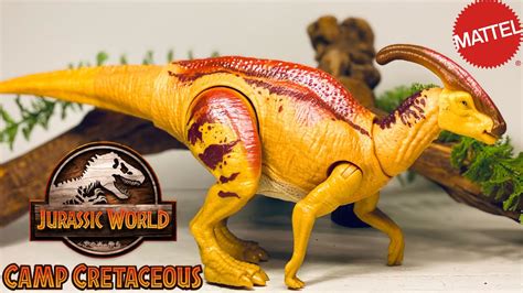 Mattel Camp Cretaceous Parasaurolophus Review Jurassic World Sound