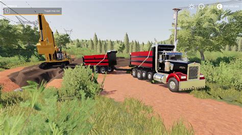 Kenworth W900 Dump Truck With Pup Trailer 1002 Fs 19