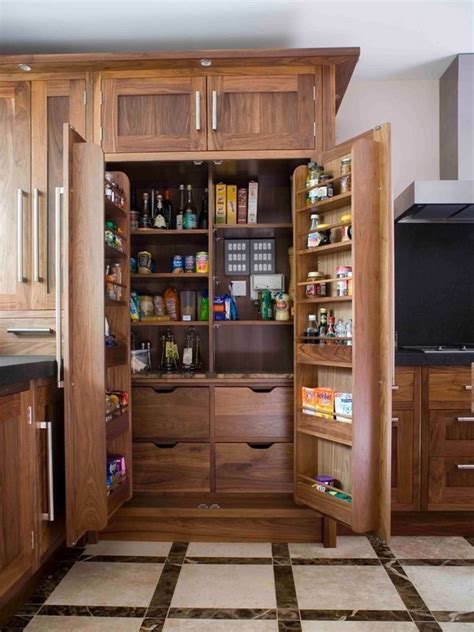 Freestanding pantry cabinets – kitchen storage and organizing ideas