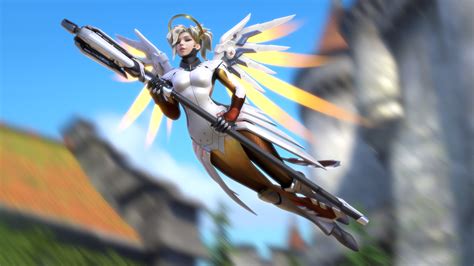 1920x1080 Mercy Overwatch Artwork 4 Laptop Full Hd 1080p Hd 4k