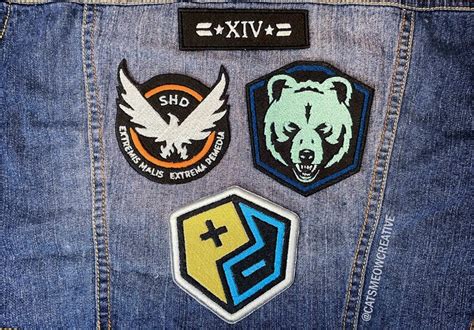 Custom The Division 2 Patches Commendation Patches Tom Etsy