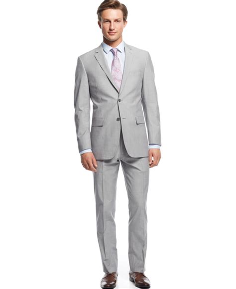 Lighter greys bring an elegance to spring and summer dressing while darker charcoals are more serious looks for the office. Mens Light Grey Slim Fit Suit - Hardon Clothes