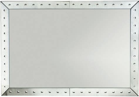 Adorable, puffy hands are really fun design trend right now. Framed Studded Landscape Mirror Handcrafted mirror ...