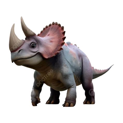 Dinosaurio Triceratops Realista Ai PNG Triceratops Ai Psd
