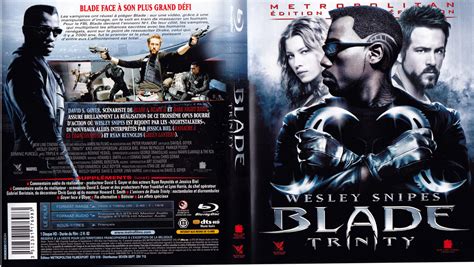 Jaquette Dvd De Blade Trinity Blu Ray Cinéma Passion