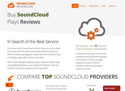 Buy Soundcloud Plays Reviews The 10 Top Providers