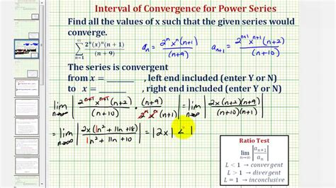 It follows that the series converges for all x. Ex 2: Interval of Convergence for Power Series (Centered ...
