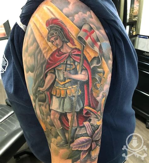 Florian is the man who has been given the title of patron. Pin by mike cosenza on tattoo | Firefighter tattoo, St ...