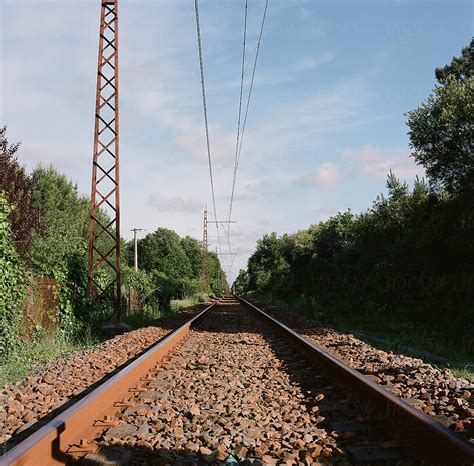 Vanishing Rusty Tracks By Stocksy Contributor James Tarry Stocksy