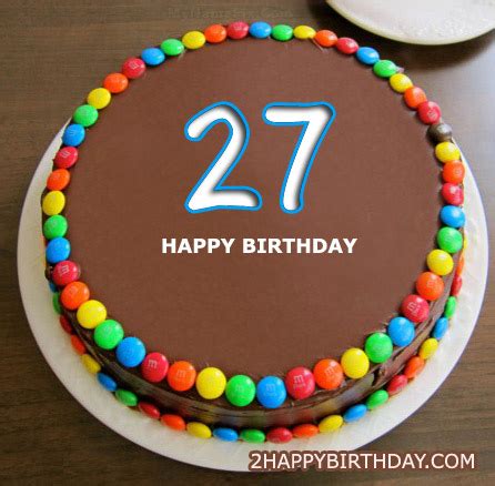 The depth of your life is something i can see by looking directly. Happy 27th Birthday Cake - 2HappyBirthday