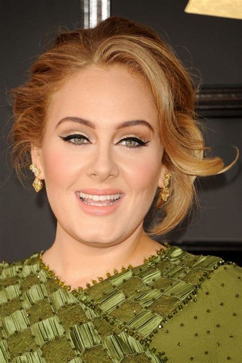 Adele Wavy Ginger Updo Hairstyle Steal Her Style Jamie Oliver