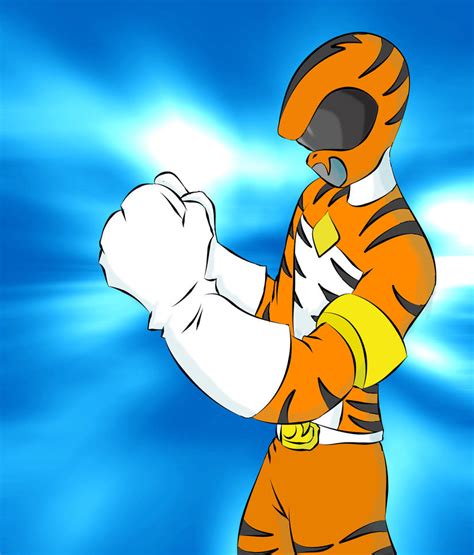 Orange Power Ranger By Jlechuga On Deviantart