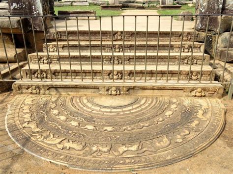 Moonstone At Abhayagiriya Ancient Attraction In Anuradhapura 2024
