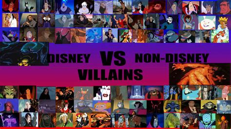 Disney Villains Vs Non Disney Villains Childhood Animated Movie