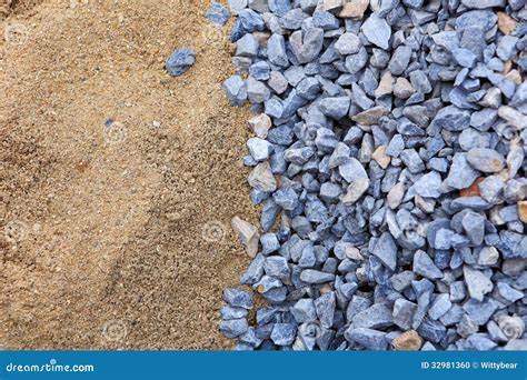 Sand And Stone For Construction Work Stock Photo Image Of Quarry