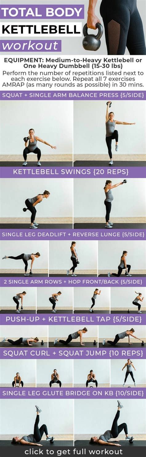 30 Minute Amrap Full Body Kettlebell Workout Full Body Kettlebell