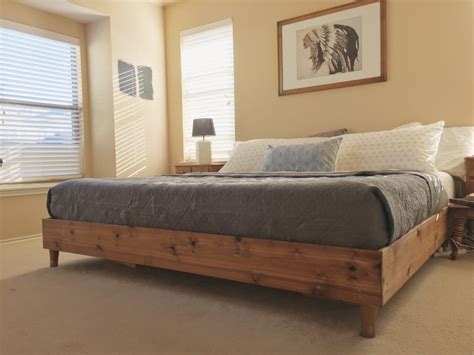 Cal king platform storage bed sawdust girl. 39 DIY Bed Frames That Will Give You A Comfortable Sleep ...