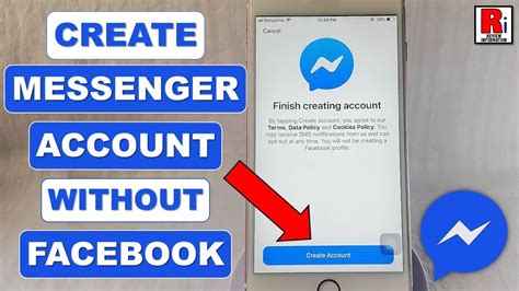 How To Create Messenger Account Without Facebook Account Youtube