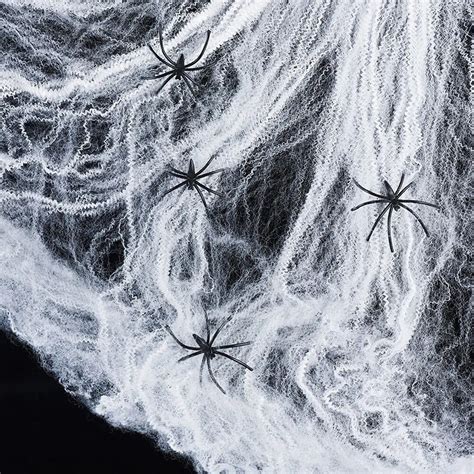 Buy 60g100g Cotton Fake Spider Web And 4 Spiders