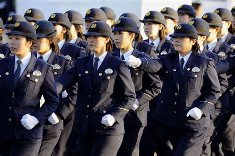 Japan Police Police Force Police Military Women