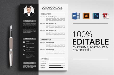 Not only is your cv more compact, but this also only allows for the most impacting and important points, which if this is the case, try changing your cv design. Cv Resume Corporate Design Templates (52598) | Resume ...