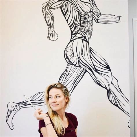 Mural Muscle Painting Chiropractic Office Doctor Medical Chiropractic