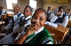 students kenya school classroom high alamy kenyan stock girls maji mazuri mathare slums centre young