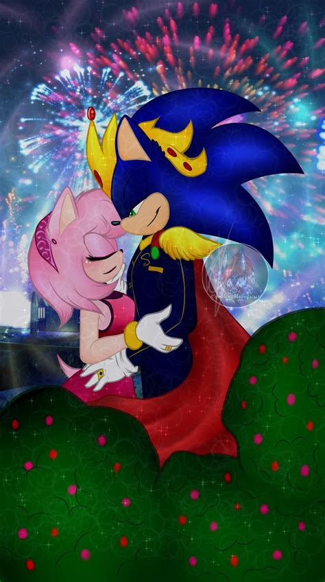 King Sonic And Queen Amy By Cyndermanificus On Deviantart Эмили роуз
