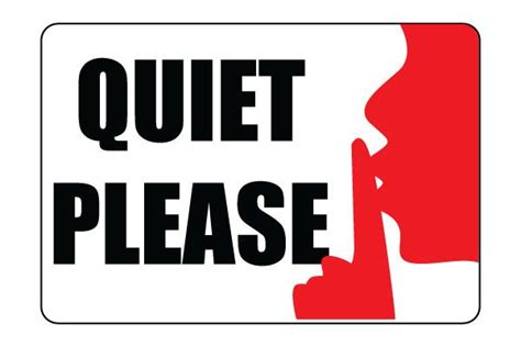 Silence Please Clipart Library Signs School Signs Printable Signs