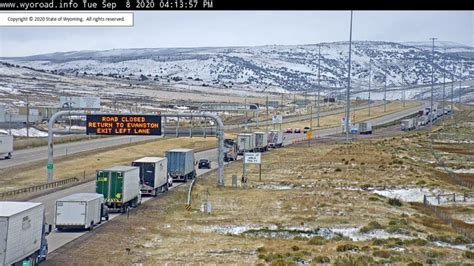 I 80 Wyoming Highway Closures Persist Tuesday Due To Crashes