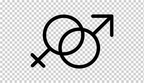 Símbolo De Género Signo Femenino Símbolo Diverso Firmar Atracción