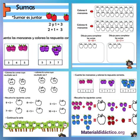 Ejercicios De Sumas Para Primer Grado Material Didáctico Y Planeaciones