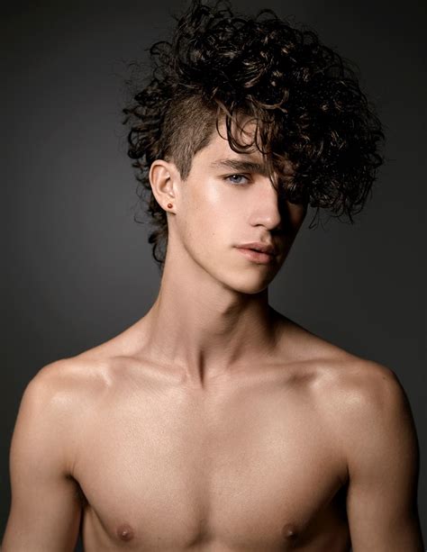 Guy Patrick Rocks Curly Hairstyles For Kimber Capriotti Shoot The