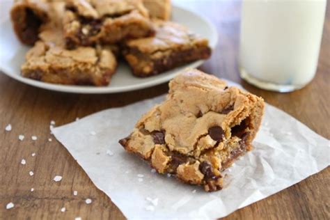 Chocolate Chip Salted Caramel Cookie Bars Todays Mama