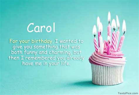 Happy Birthday Carol Pictures Congratulations