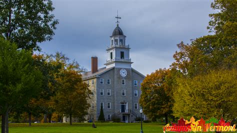 Autumn In Vermont Autumn At Middlebury College In Middlebury Vermont