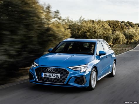 Audi A3 Sportback 2021my Color Atoll Blue Front Three Quarter