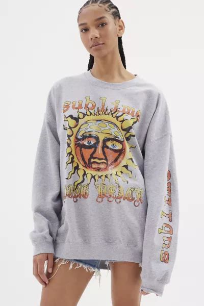 Sublime Sun Washed Pullover Sweatshirt Urban Outfitters