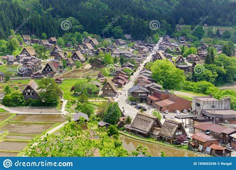 World Heritage Village Shirakawa Village Stock Photo Image Of