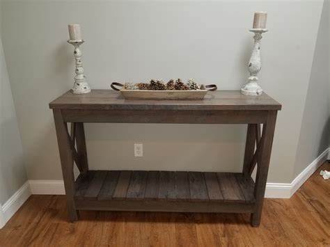 Buy A Custom Reclaimed Wood Entry Table Made To Order From Deer Valley