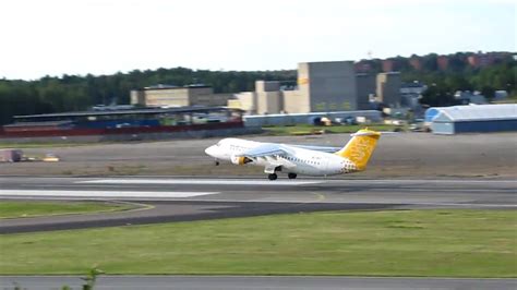 Live flight arrivals and departures for stockholm bromma airport. Malmö Aviation Avro RJ100 - Bromma Airport 2/3 - YouTube