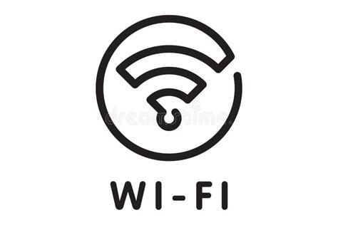 Wi Fi Symbol Signal Connection Vector Wireless Internet Technology