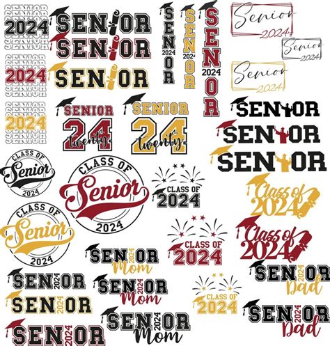 Senior 2024 Svg Class Of 2024 Svg 2024 Graduate Seniors Etsy Australia