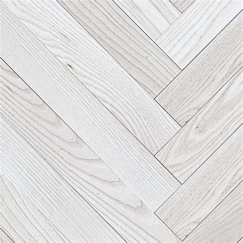 Herringbone White Wood Flooring Texture Seamless 05457