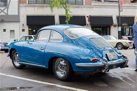 Blue Porsche 356 C